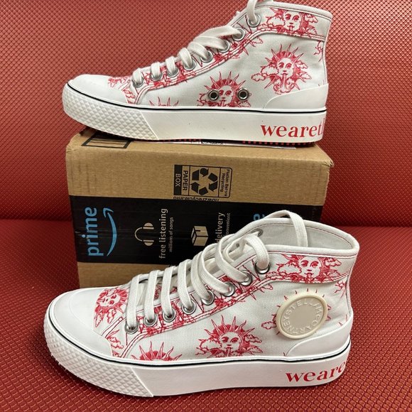 Stella MCartney Fabric High -Top Women’s Sneakers - Picture 1 of 5